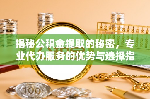 芦淞揭秘公积金提取的秘密，专业代办服务的优势与选择指南