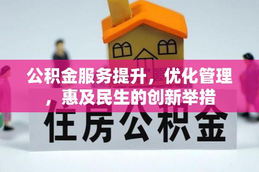 芦淞公积金服务提升，优化管理，惠及民生的创新举措