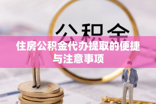 芦淞住房公积金代办提取的便捷与注意事项