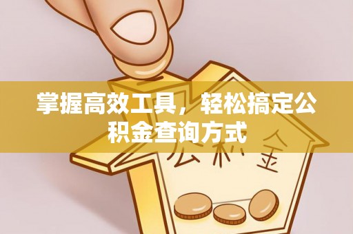 什邡掌握高效工具，轻松搞定公积金查询方式