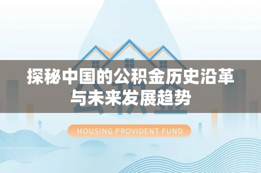 茶山探秘中国的公积金历史沿革与未来发展趋势