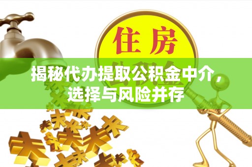 洪湖揭秘代办提取公积金中介，选择与风险并存