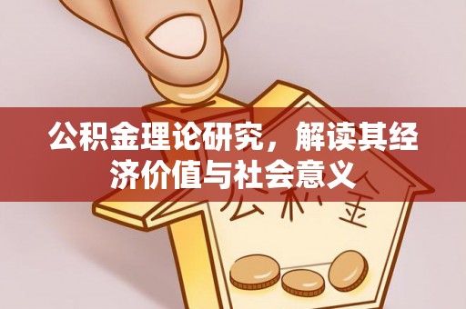 埔里公积金理论研究，解读其经济价值与社会意义
