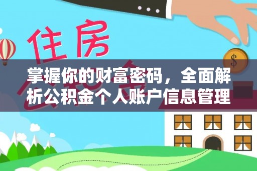 建始掌握你的财富密码，全面解析公积金个人账户信息管理与优化