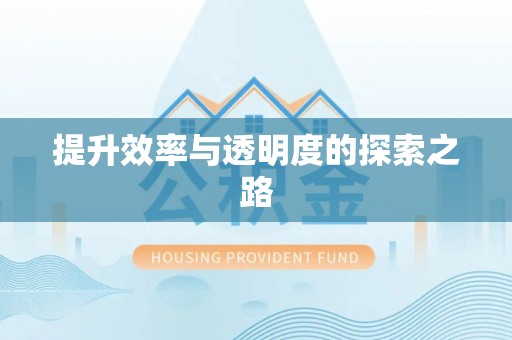 荃湾提升效率与透明度的探索之路