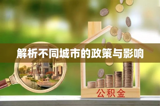 田中解析不同城市的政策与影响