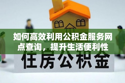 永仁如何高效利用公积金服务网点查询，提升生活便利性