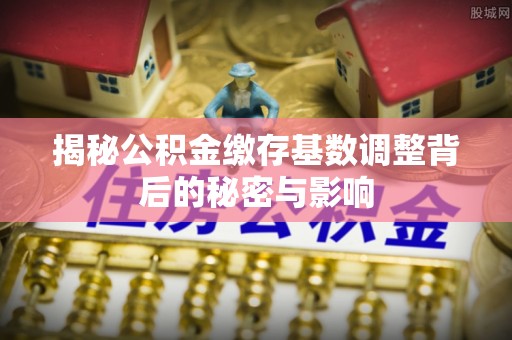 龙泉驿揭秘公积金缴存基数调整背后的秘密与影响